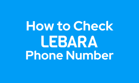 how to check lebara number